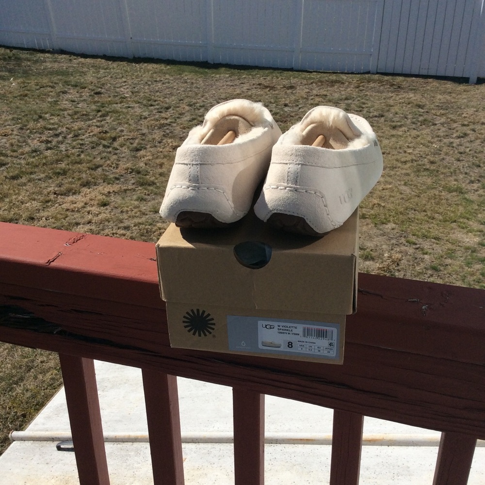 Ugg violette Sparkle Slippers - Picture 4 of 7